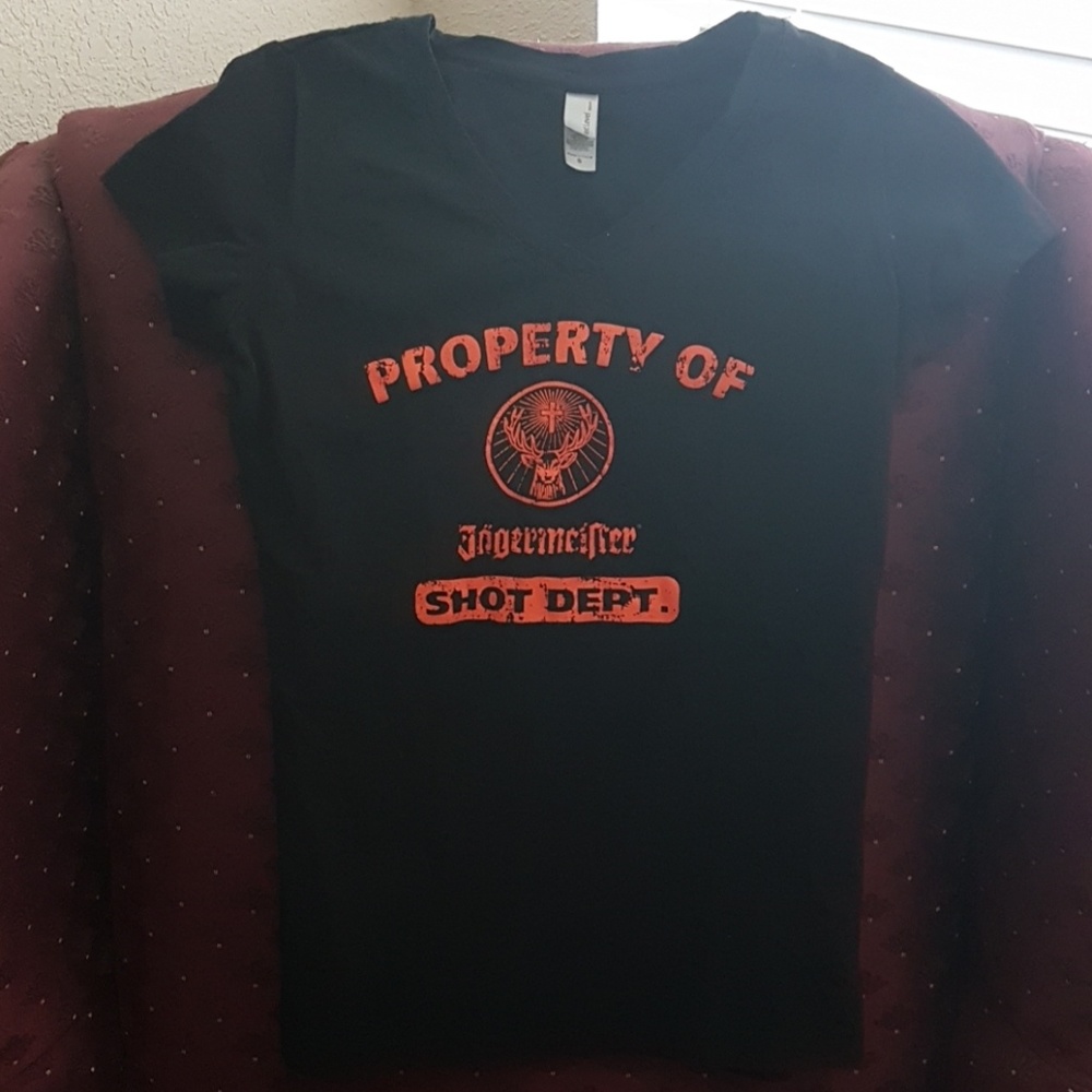 Size small T-shirt.